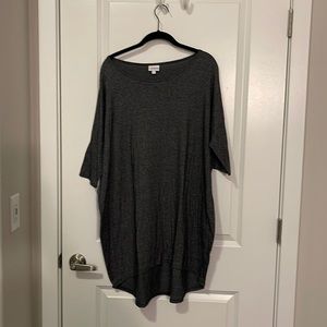 LuLaRoe Solid Grey Irma Tunic